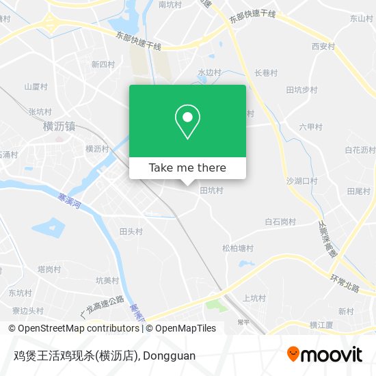 鸡煲王活鸡现杀(横沥店) map