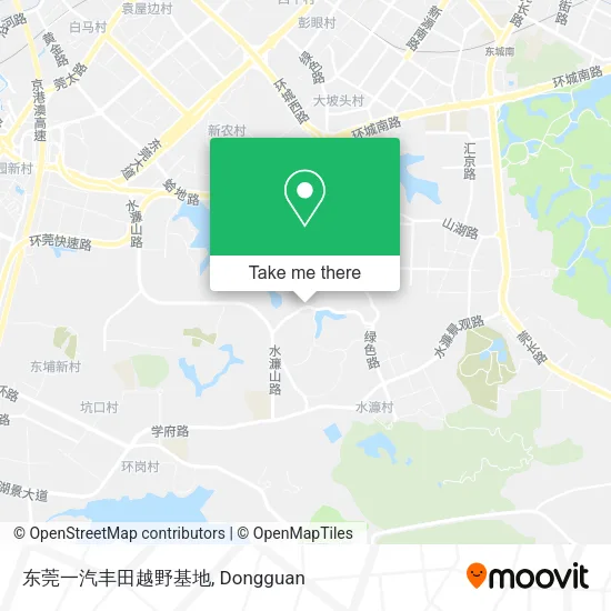 东莞一汽丰田越野基地 map