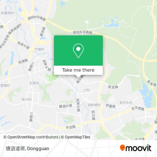塘沥道班 map