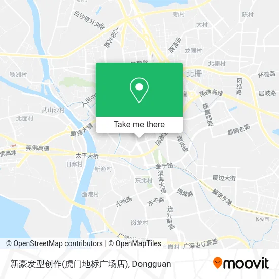 新豪发型创作(虎门地标广场店) map