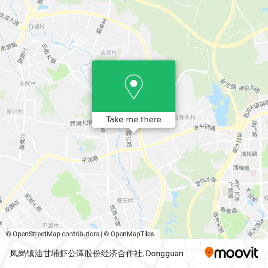 凤岗镇油甘埔虾公潭股份经济合作社 map