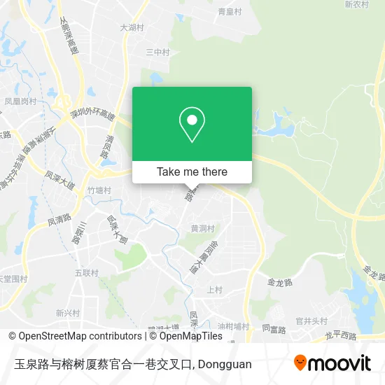 玉泉路与榕树厦蔡官合一巷交叉口 map