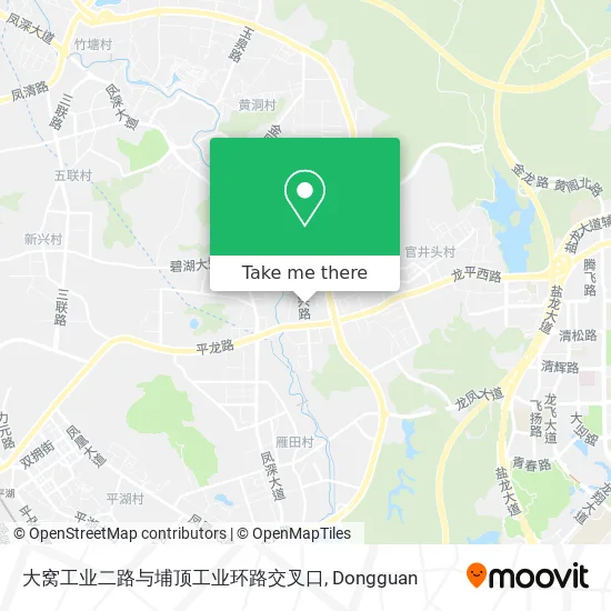 大窝工业二路与埔顶工业环路交叉口 map