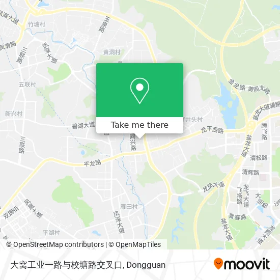 大窝工业一路与校塘路交叉口 map