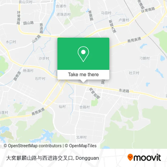 大窝麒麟山路与西进路交叉口 map