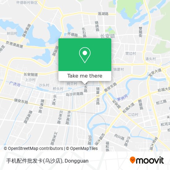 手机配件批发卡(乌沙店) map