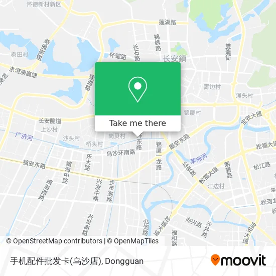 手机配件批发卡(乌沙店) map