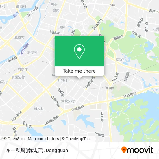 东一私厨(南城店) map