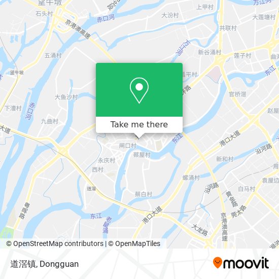 道滘镇 map