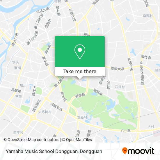 Yamaha Music School Dongguan map