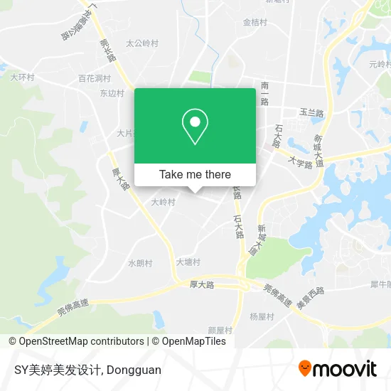 SY美婷美发设计 map