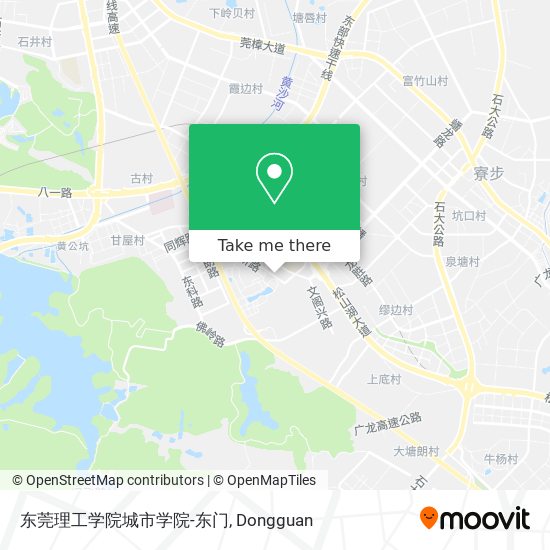 东莞理工学院城市学院-东门 map