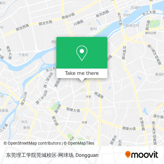 东莞理工学院莞城校区-网球场 map