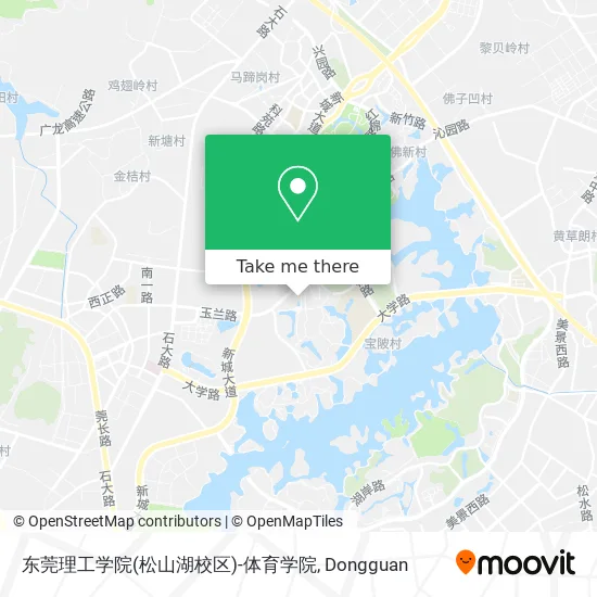 东莞理工学院(松山湖校区)-体育学院 map