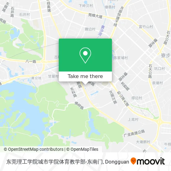 东莞理工学院城市学院体育教学部-东南门 map