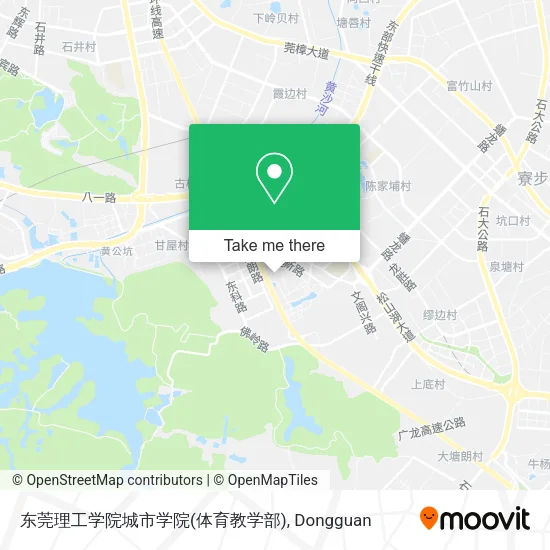 东莞理工学院城市学院(体育教学部) map