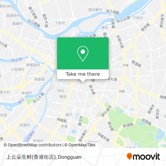 上云朵生鲜(香港街店) map