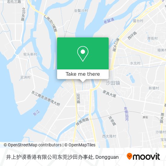 井上护谟香港有限公司东莞沙田办事处 map