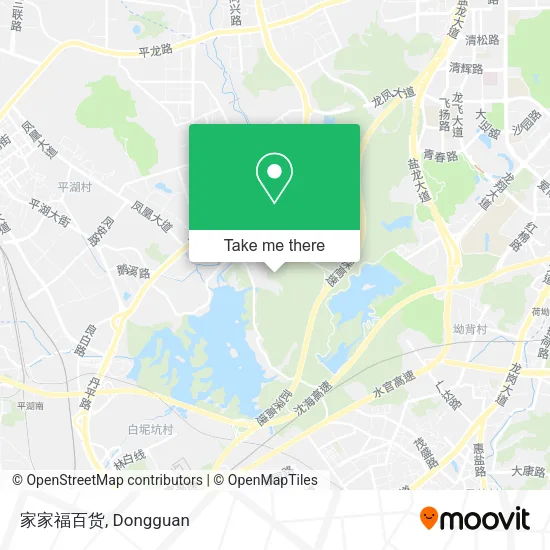 家家福百货 map