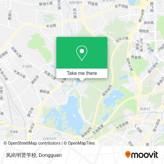 凤岗明贤学校 map