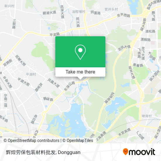 辉煌劳保包装材料批发 map