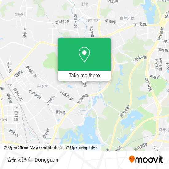 怡安大酒店 map