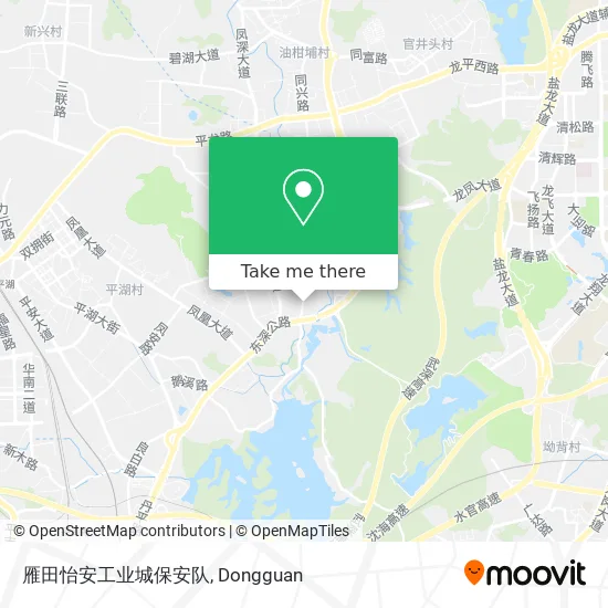 雁田怡安工业城保安队 map