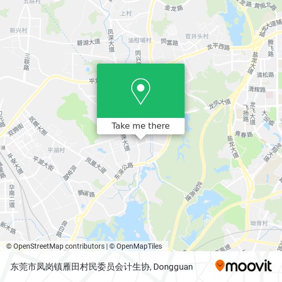 东莞市凤岗镇雁田村民委员会计生协 map