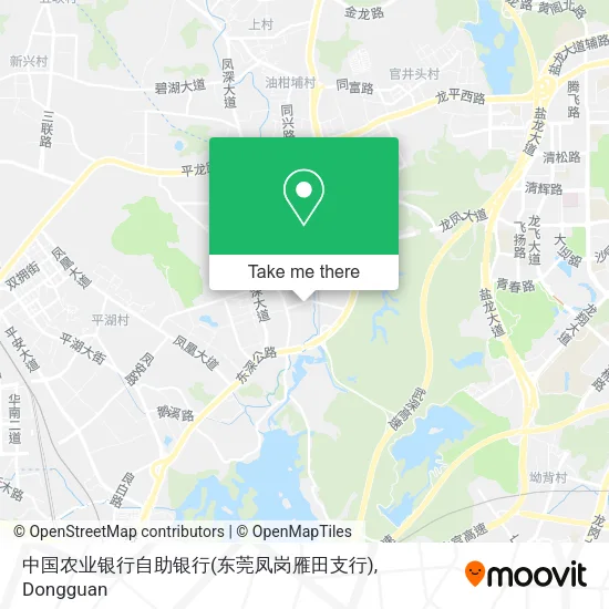 中国农业银行自助银行(东莞凤岗雁田支行) map