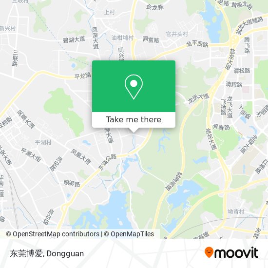 东莞博爱 map