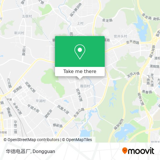 华德电器厂 map