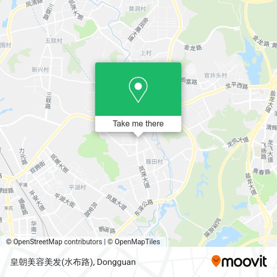 皇朝美容美发(水布路) map