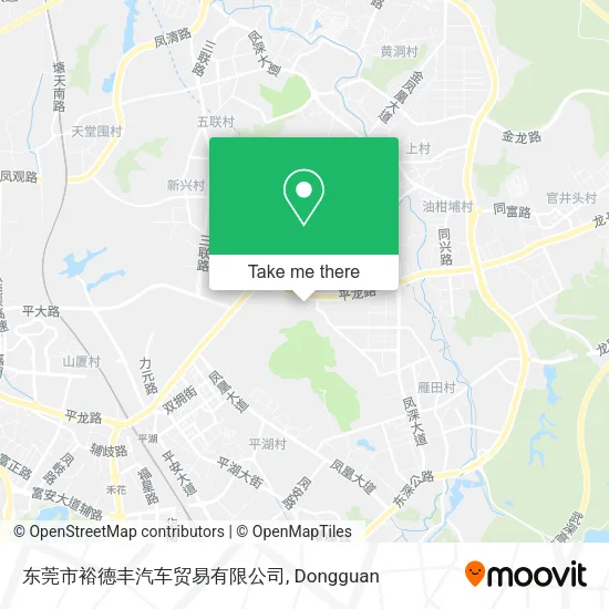 东莞市裕德丰汽车贸易有限公司 map