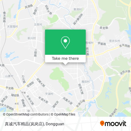 真诚汽车精品(岚岗店) map