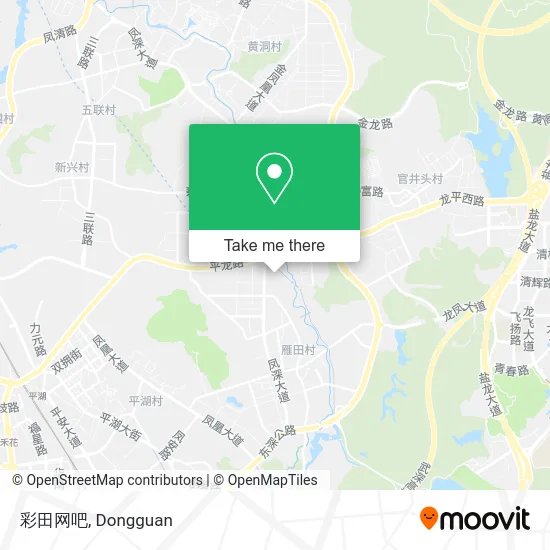 彩田网吧 map