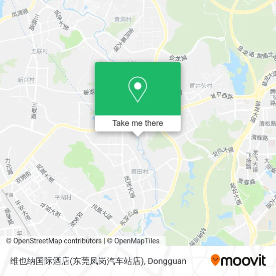 维也纳国际酒店(东莞凤岗汽车站店) map