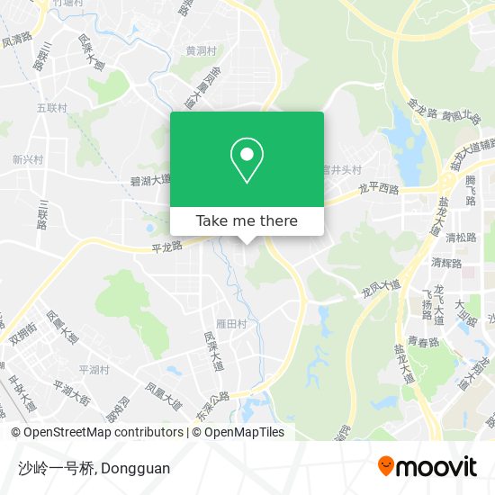 沙岭一号桥 map