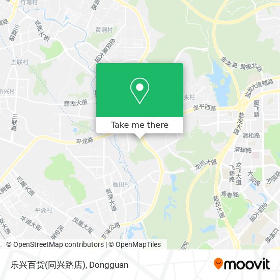 乐兴百货(同兴路店) map