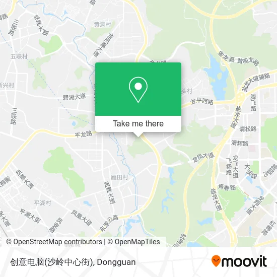 创意电脑(沙岭中心街) map