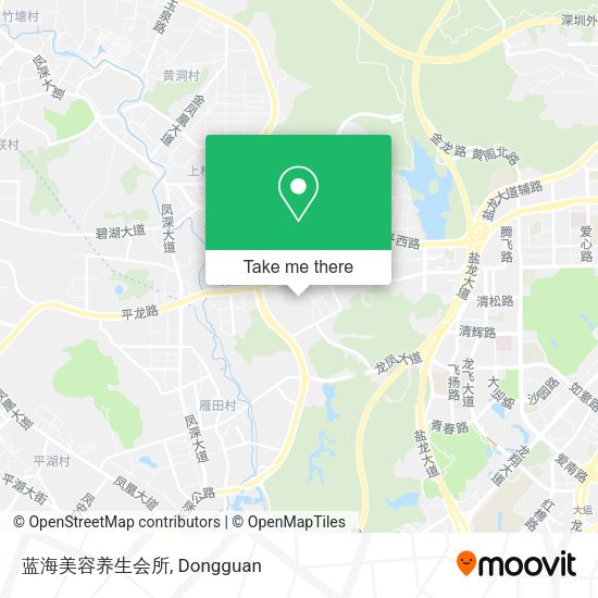 蓝海美容养生会所 map