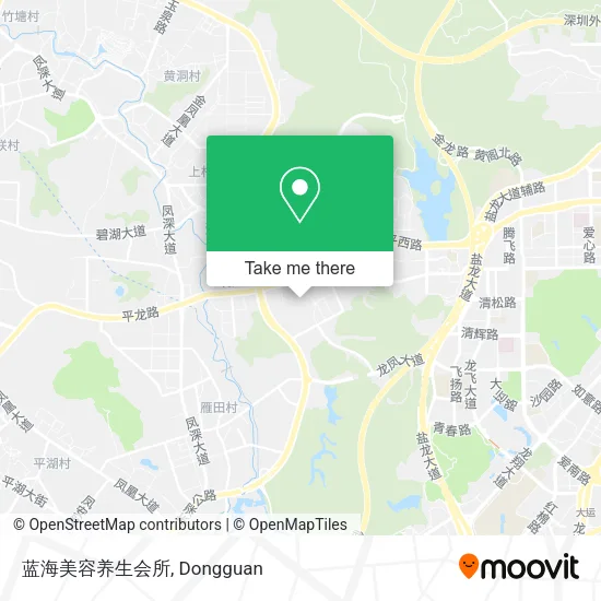 蓝海美容养生会所 map