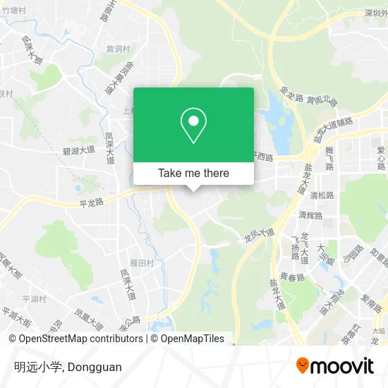 明远小学 map