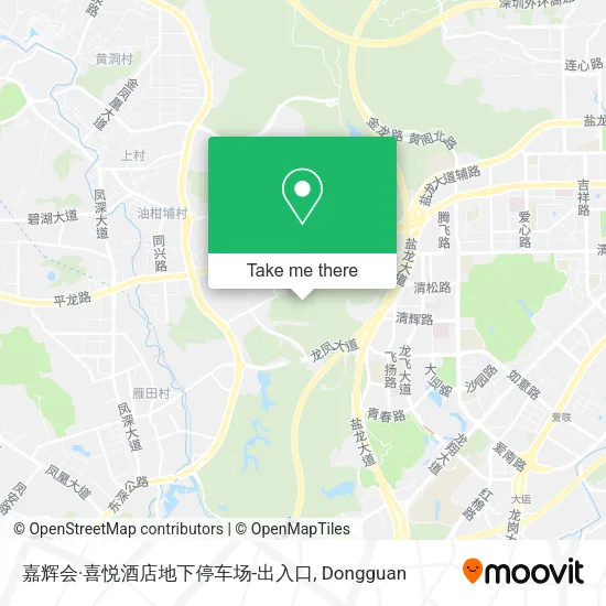 嘉辉会·喜悦酒店地下停车场-出入口 map