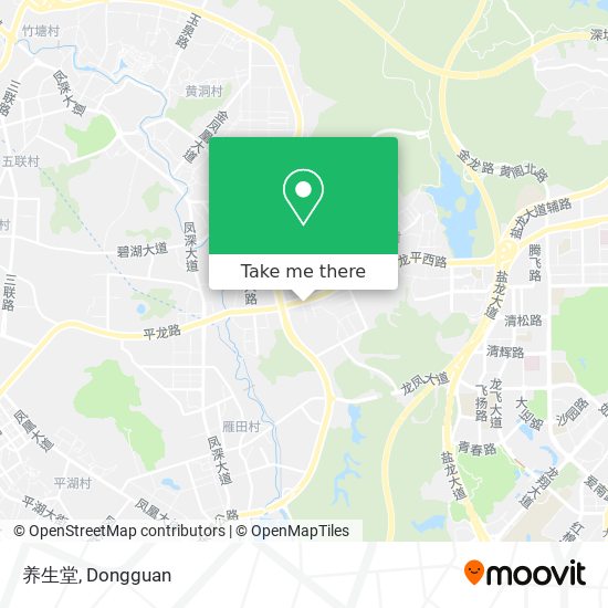 养生堂 map