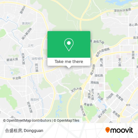 合盛租房 map