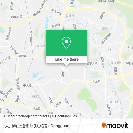 大川药业连锁店(联兴路) map