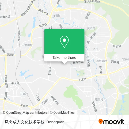 凤岗成人文化技术学校 map