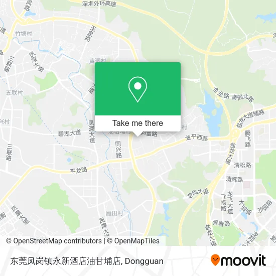 东莞凤岗镇永新酒店油甘埔店 map