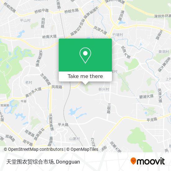 天堂围农贸综合市场 map