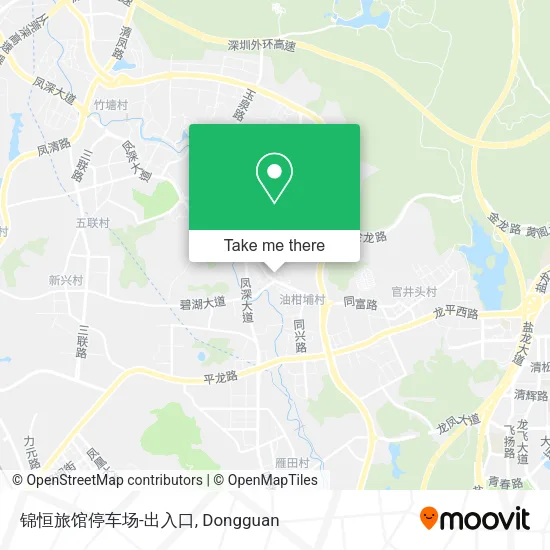 锦恒旅馆停车场-出入口 map